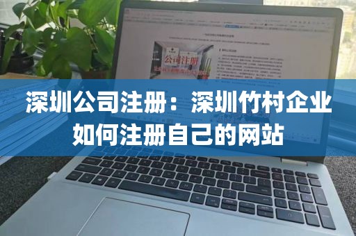 深圳公司注册：深圳竹村企业如何注册自己的网站