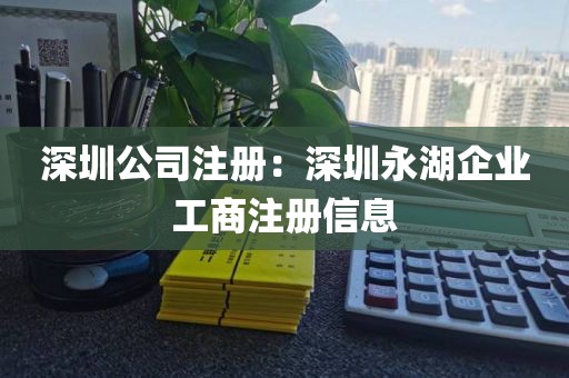 深圳公司注册：深圳永湖企业工商注册信息
