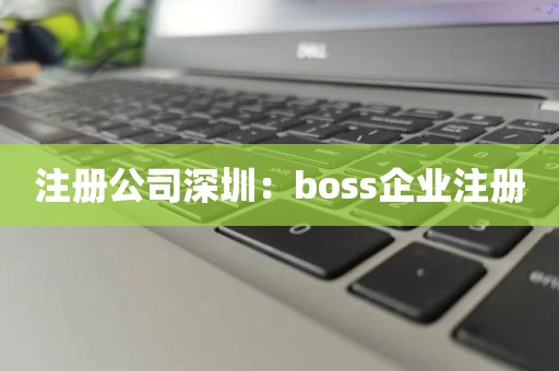注册公司深圳：boss企业注册